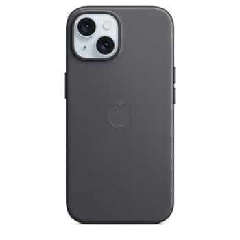 Apple Capa em Tecido Apple iPhone 15 FineWoven com MagSafe Preta