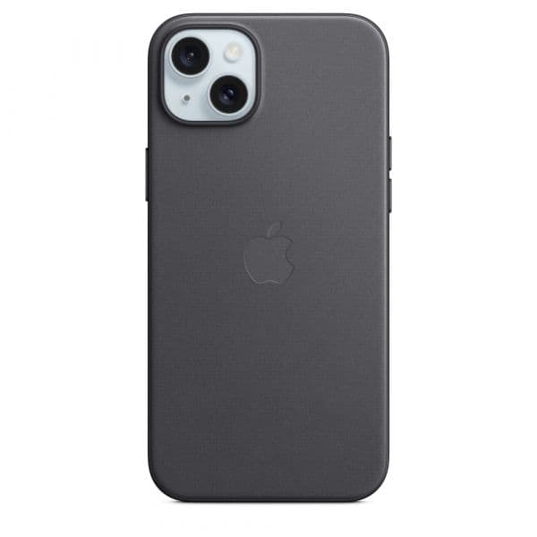 Apple Capa em Tecido Apple iPhone 15 Plus FineWoven com MagSafe Preta - MT423ZM/A