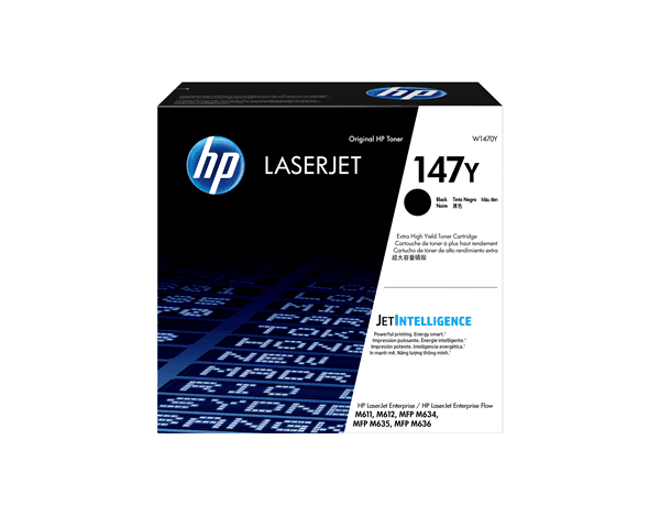HP Toner LaserJet Original 147Y Preto de extraelevado rendimento