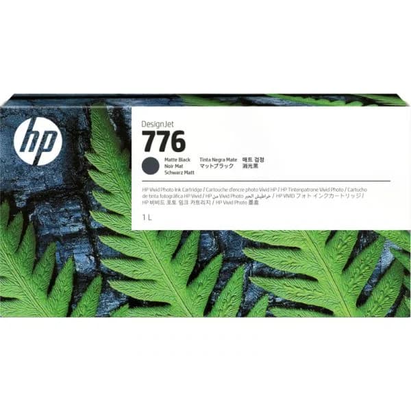Tinteiro HP 776 1L Matte Black Ink Cartridge