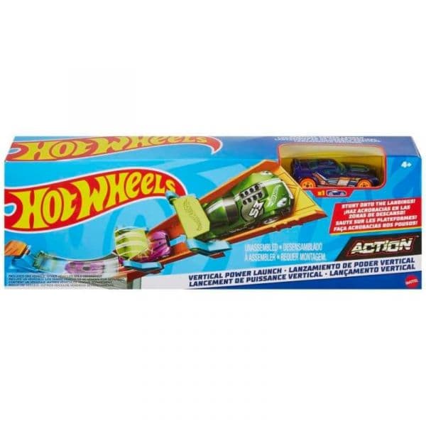 Mattel Hot Wheels Lançador Vertical de Energia com carro
