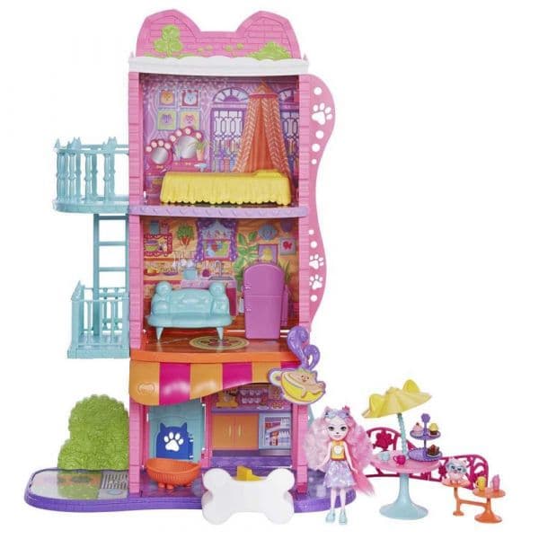 Mattel Enchantimals: City Tails Apartamento de Palmer Pomerian - HHC18