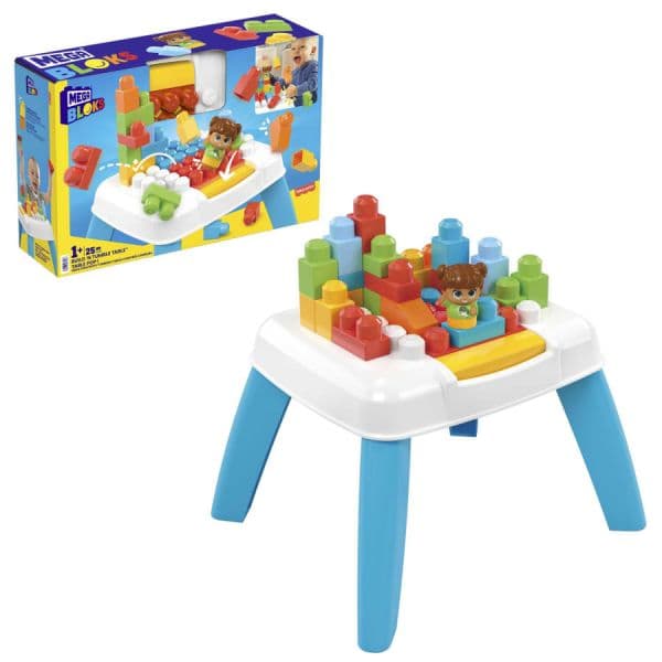 Mattel Mega Bloks Mesa Constrói e Destrói 25 Peças