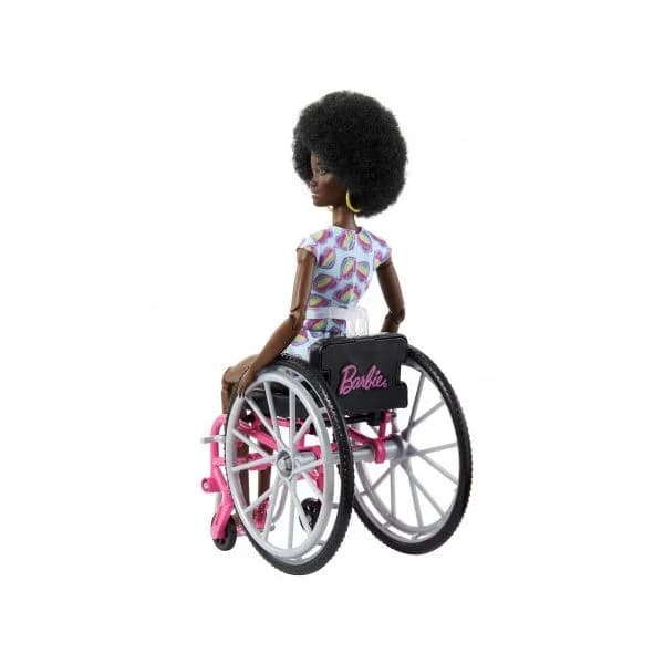 Barbie Africana Cadeira de Rodas