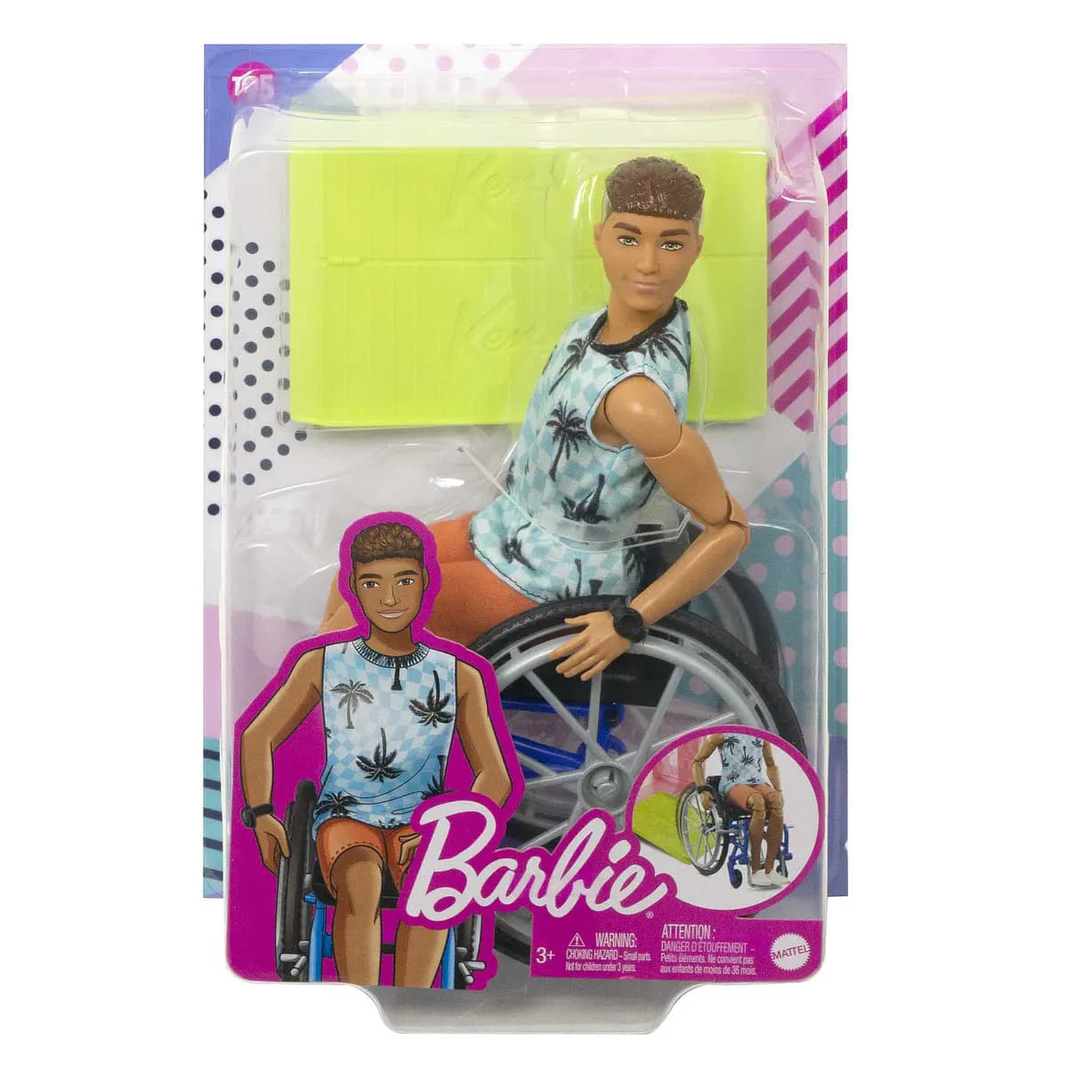 Ken Fashionistas Cadeira de Rodas