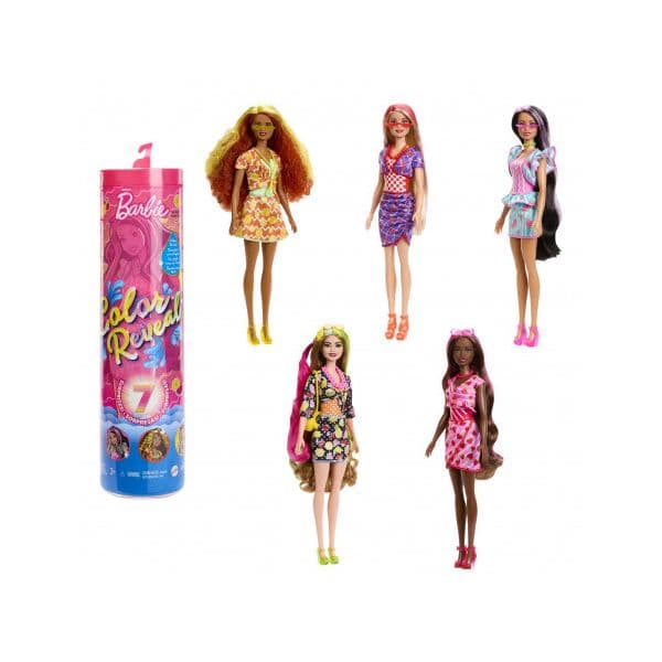 Barbie Color Reveal Frutas Doces Sortido - MTHLF83
