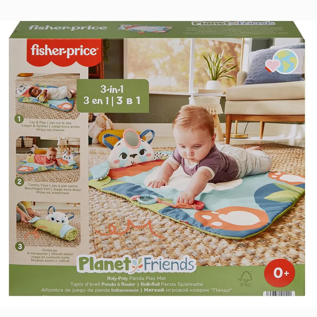 Fisher-Price Tapete de Atividades Panda HKD65