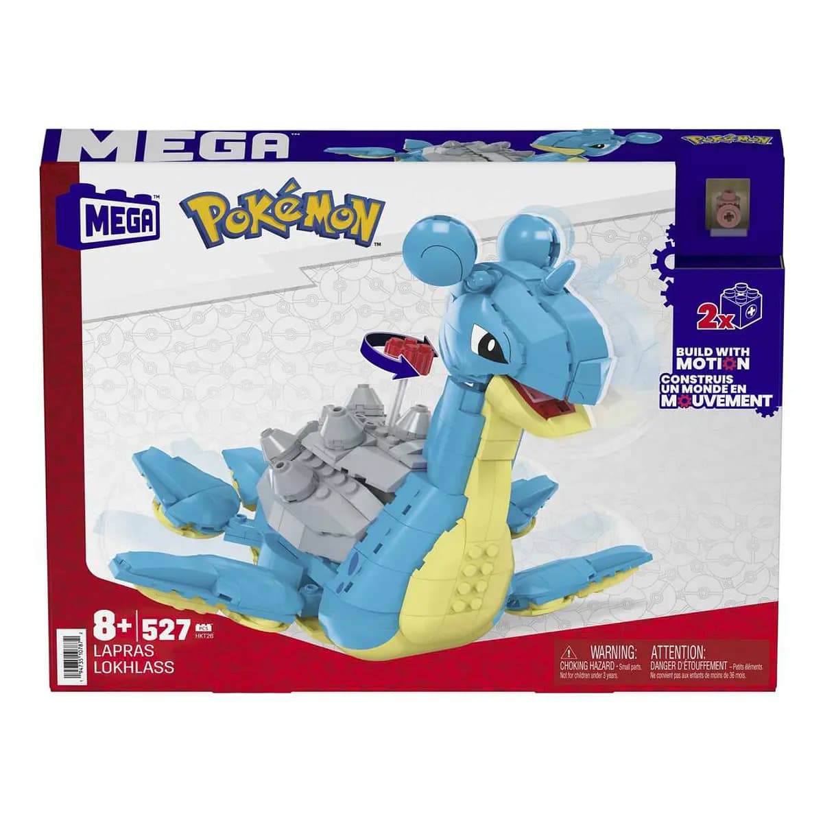 Mega Mega Construx Wonder Builders Pokemon Lapras
