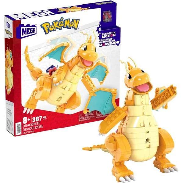 Mega Construx Dragonite Pokémon 387 Peças