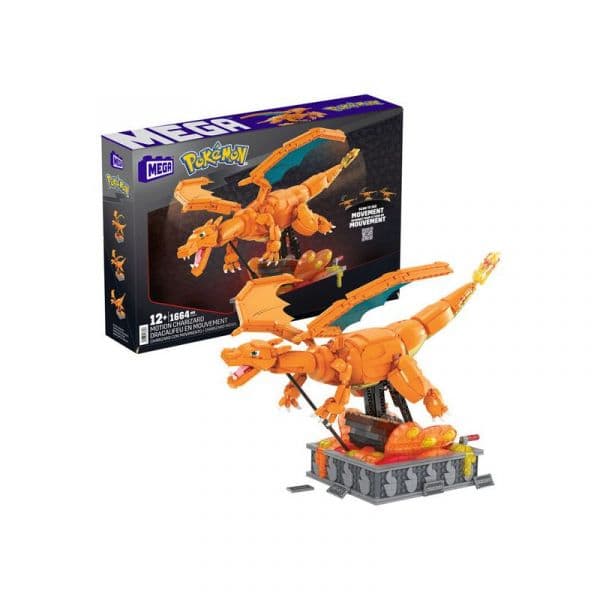 Mega Construx Charizard em Movimento Pokemon 1664 Peças