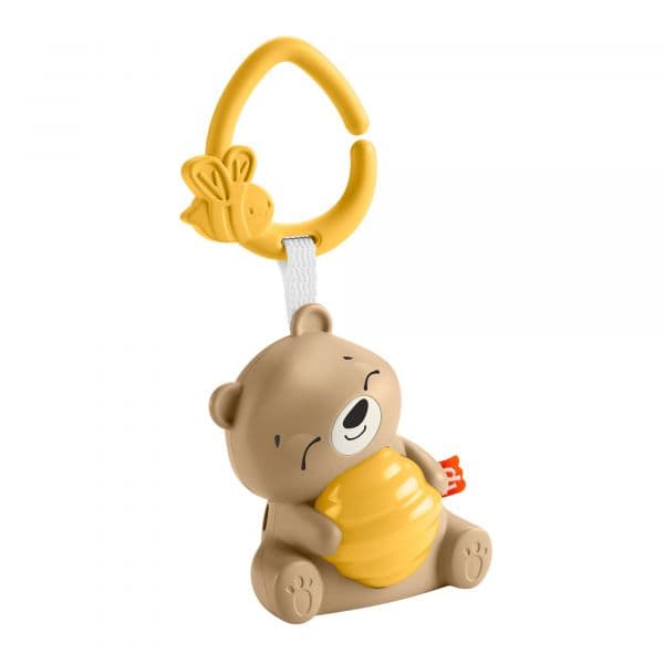 Fisher Price Sensimals Teddy Bear Sleep Sounds Toy Amarelo
