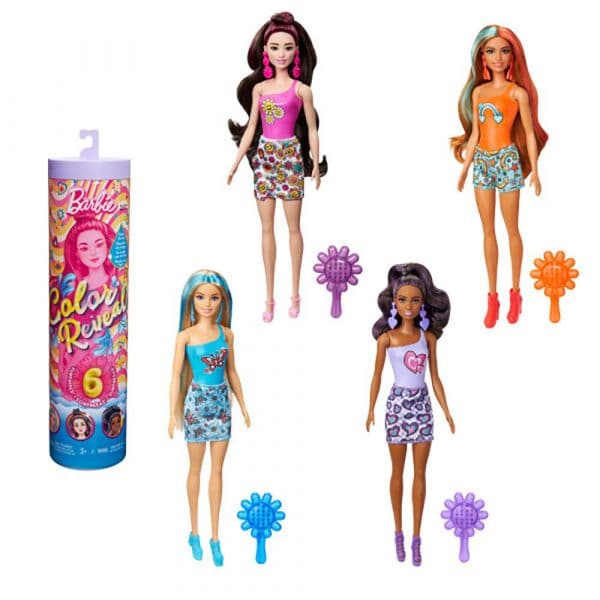 Barbie Doll And Accessories From The Reveal Collection With Funky Theme Colorido