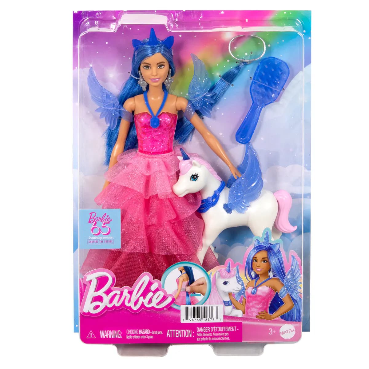 Barbie 65th Anniversary Sapphire Magic Hadacorn Rosa