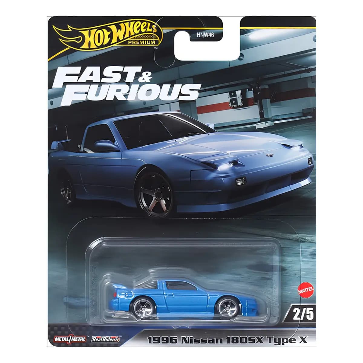 Hot Wheels - fast&furious premium Nissan 180SX Type X HVR62