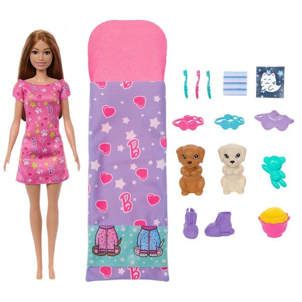 Barbie Boneca Festa Do Pijama De Cachorros