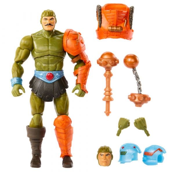 Default Masters Of The Universe Masterverse Eternia Man-At-Arms Figura de Ação 18 cm e 17 cm HYC48