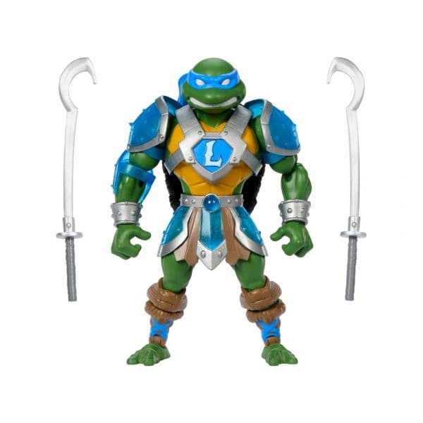 Mattel Masters of the Universe x TMNT Leonardo "Turtles of Grayskull" Figura de Ação 14cm