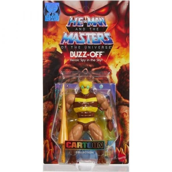 Mattel Figura de Ação Buzz-Off Masters of the Universe Origins Cartoon Collection 14cm
