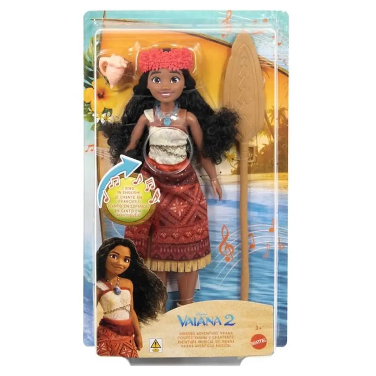 Mattel Boneca Musical Moana 2 "We're Back"