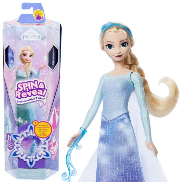 Frozen Boneca Elsa Gira e Revela