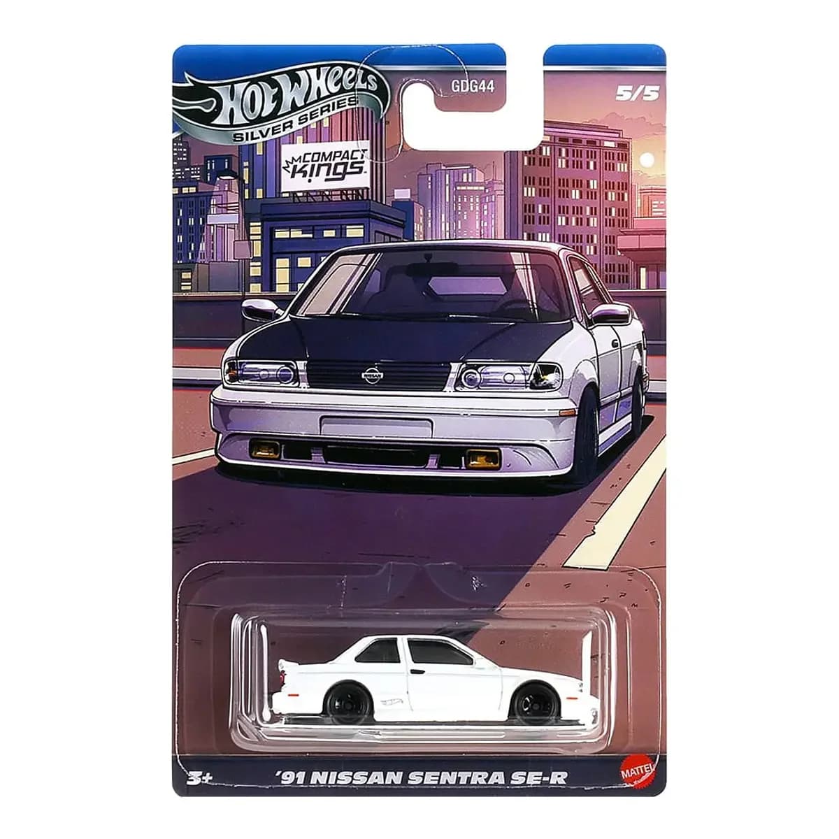 Hot Wheels Silver Series Compact Kings - '91 Nissan Sentra SE-R