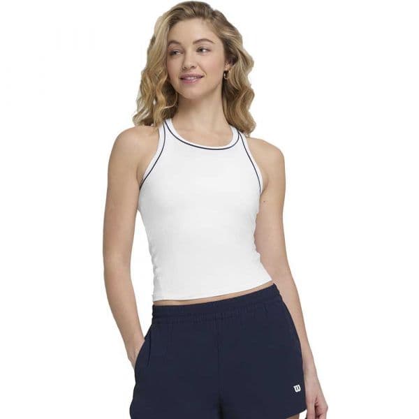 Wilson Team Sleeveless T-shirt Branco L Mulher