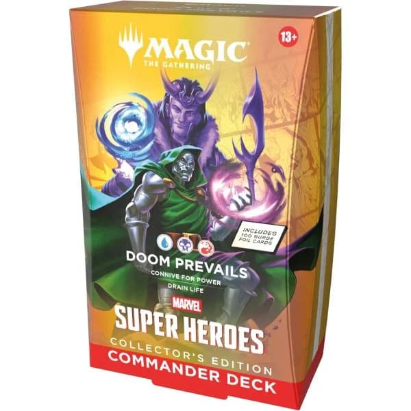 Wizards of the Coast Magic: The Gathering Marvel Super Heroes Doom Prevails Commander Deck Collector's Edition
