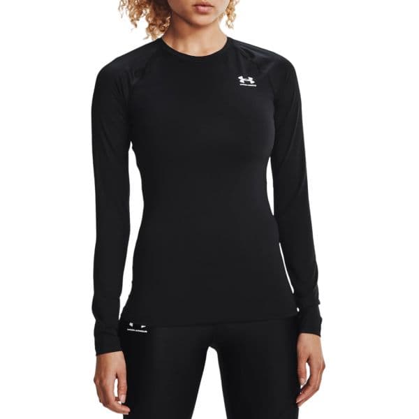 Under Armour Camisola Heatgear® Compression Long Sleeve 1365459-001 XL Preto