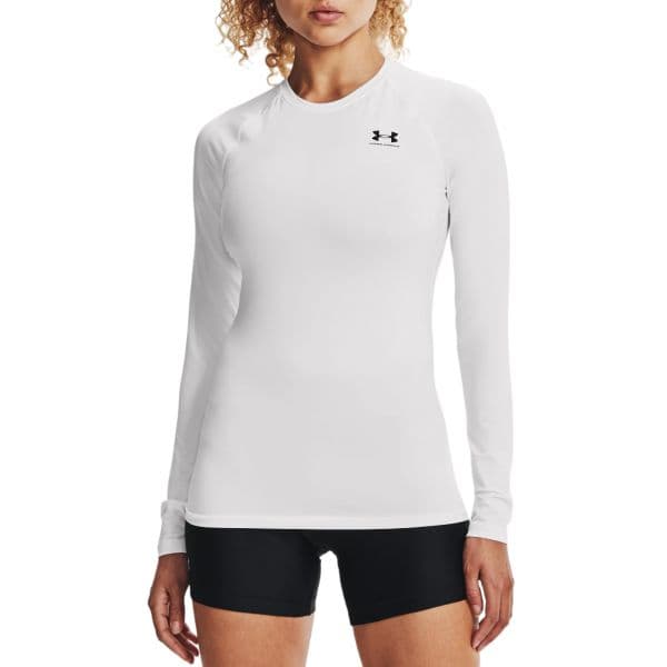 Under Armour Camisola Heatgear® Compression Long Sleeve 1365459-100 XL Preto