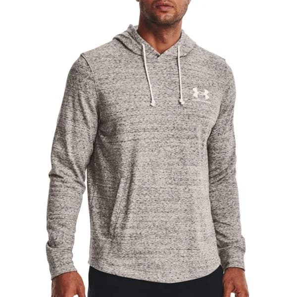 Under Armour Camisola com Capuz Rival Terry 1370401-112 M Cinzento
