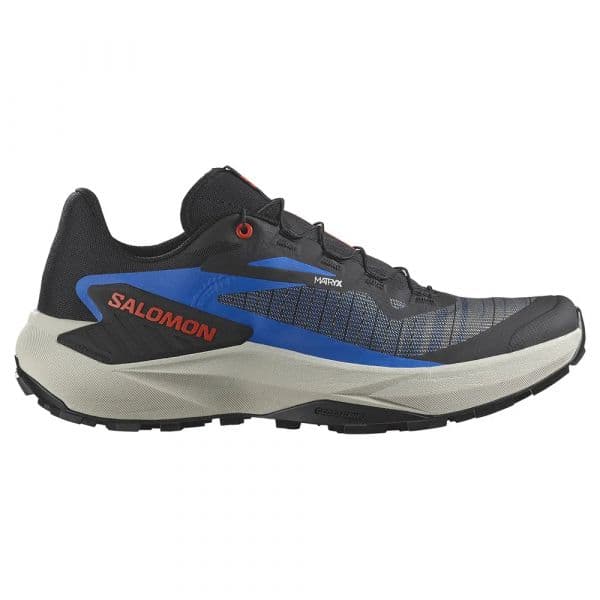 Salomon Sapatilhas de Trail Running Genesis Black / French Blue / Cherry Tomato 40