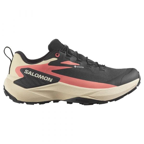 Salomon Sapatilhas de Trail Running Genesis Goretex Black / Tender Peach / Fusion Coral 36