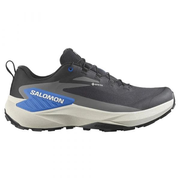 Salomon Sapatilhas de Trail Running Genesis Goretex Black / Lunar Rock / French Blue 40 2/3