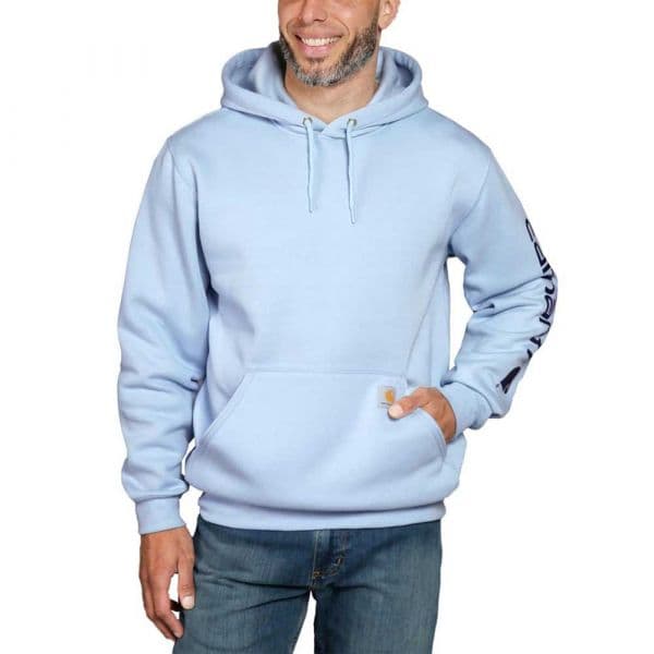 Carhartt Logo Graphic Loose Fit Hoodie Cinzento L