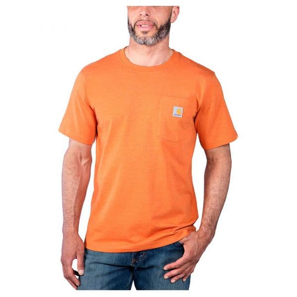 Carhartt Emea Relaxed Fit K87 Short Sleeve T-shirt Laranja S