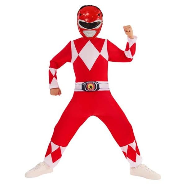Rubies UK Fato Power Rangers Vermelho - 7-8 Anos 1 un. - 310014083