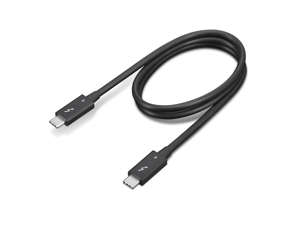 Lenovo 4X91K16968 Cabo Thunderbolt 4 USB 40Gbps 0,7m Preto