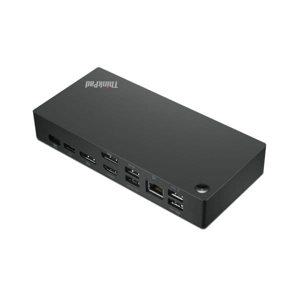 Lenovo Docking Station ThinkPad Universal USB-C 135W com 2x DisplayPort HDMI 3x USB 3.2 Gen 1 Tipo-A 2x USB 2.0 USB 3.2 Gen 1 Tipo-C Ethernet e Áudio