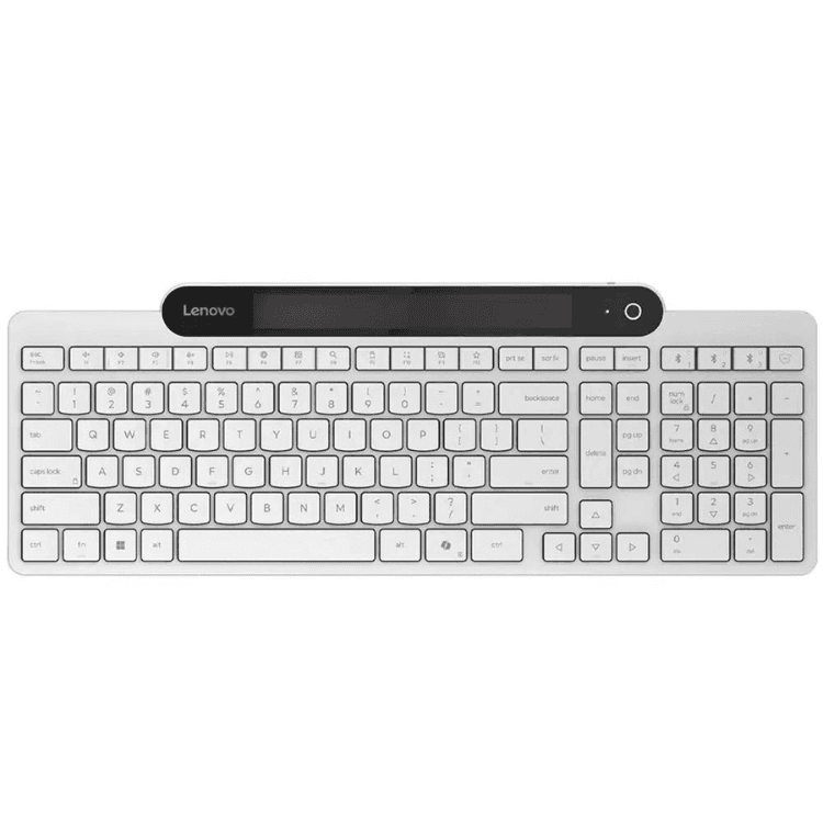 Teclado Lenovo 800 Auto-Carregável Bluetooth PT Branco