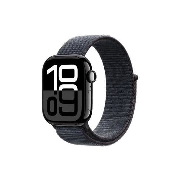Apple Watch Series 10 GPS + Cellular 42mm Alumínio Jet Black c/ Bracelete Loop Desportiva Ink
