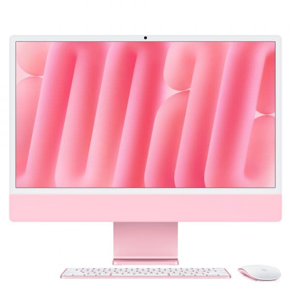 Apple iMac 24" 4.5K M4 16GB 256GB SSD 10 GPU Cores Pink macOS Sequoia (Teclado Espanhol)