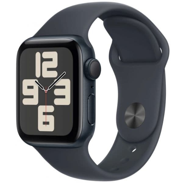 Apple Watch SE (2024) GPS 40mm Alumínio Midnight c/ Bracelete Desportiva Midnight - Small/Medium