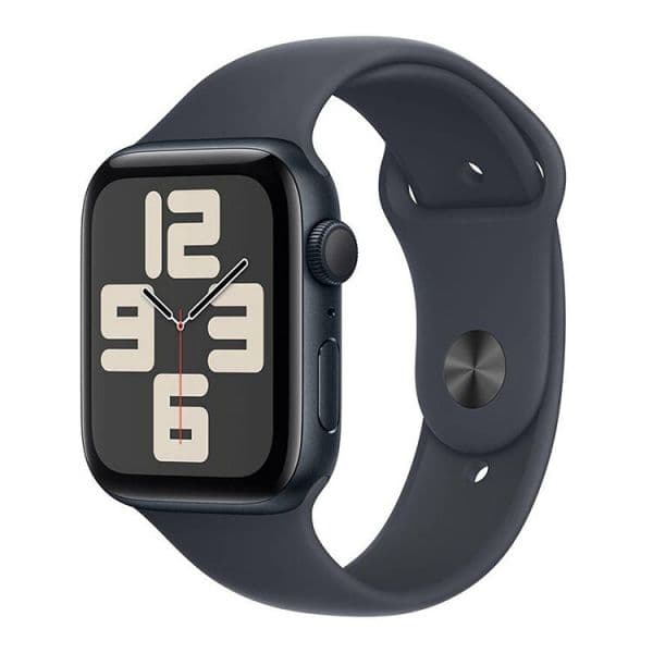 Apple Watch SE (2024) GPS 44mm Alumínio Midnight c/ Bracelete Desportiva Midnight - Medium/Large