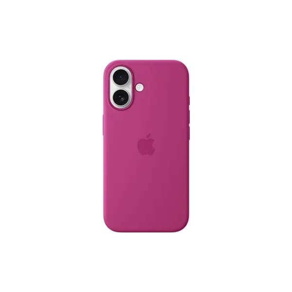 Apple Capa Silicone com MagSafe para iPhone 16 Fuchsia