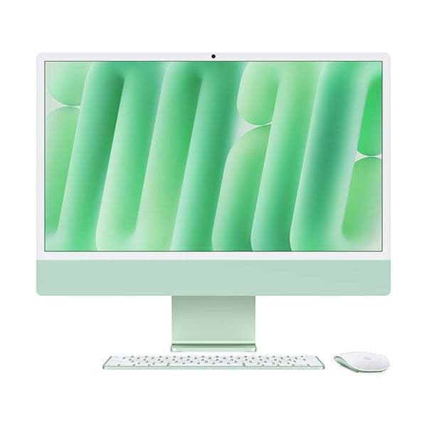 Apple iMac 24" M4 CPU 10-core GPU 10-core SSD 512GB 24GB RAM Verde