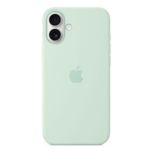 Apple Capa Silicone com MagSafe para iPhone 16 Plus Aquamarine