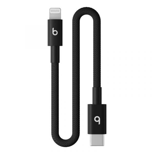 Cabo Apple MEQM4ZM/A Lightning para USB-C 0,2 m trançado Preto