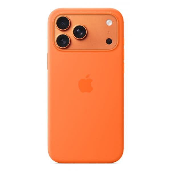 Apple Capa em Silicone com MagSafe para iPhone 17 Pro Max Orange