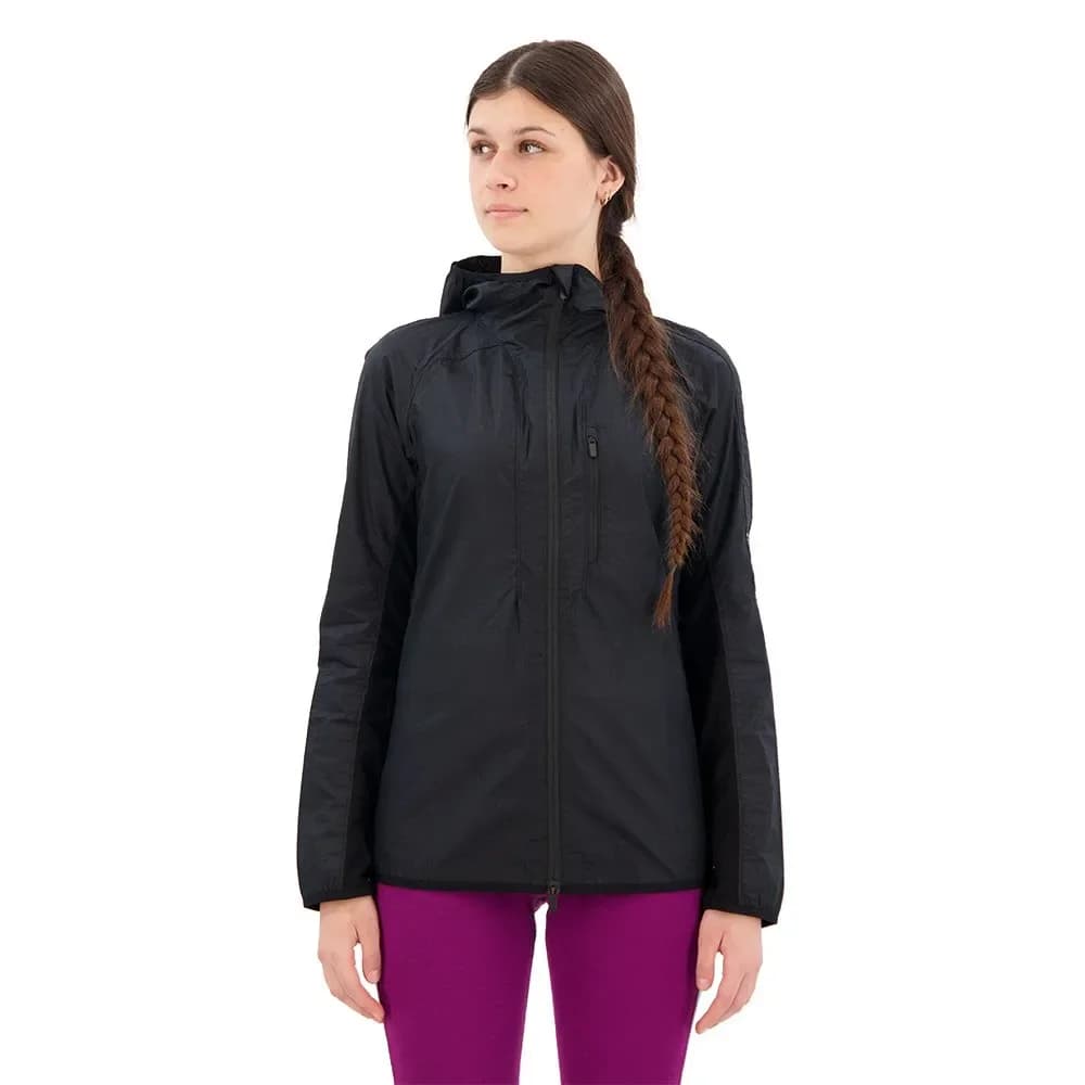 Icebreaker Shell+(TM) Cotton Windbreaker Jacket Preto L Mulher
