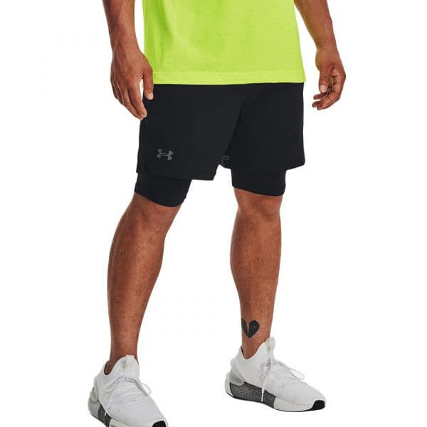 Under Armour Vanish Woven 2-in-1 Shorts Preto S Homem